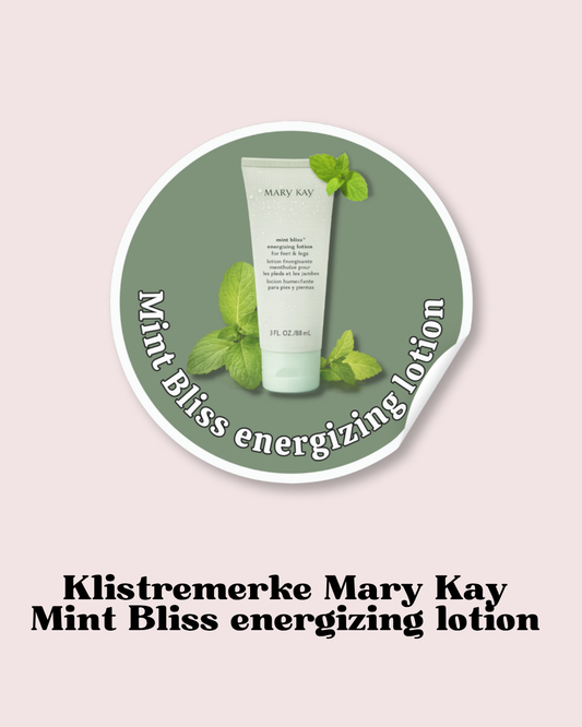 🌿Klistremerke til Mary Kay Mint Bliss Lotion 💚