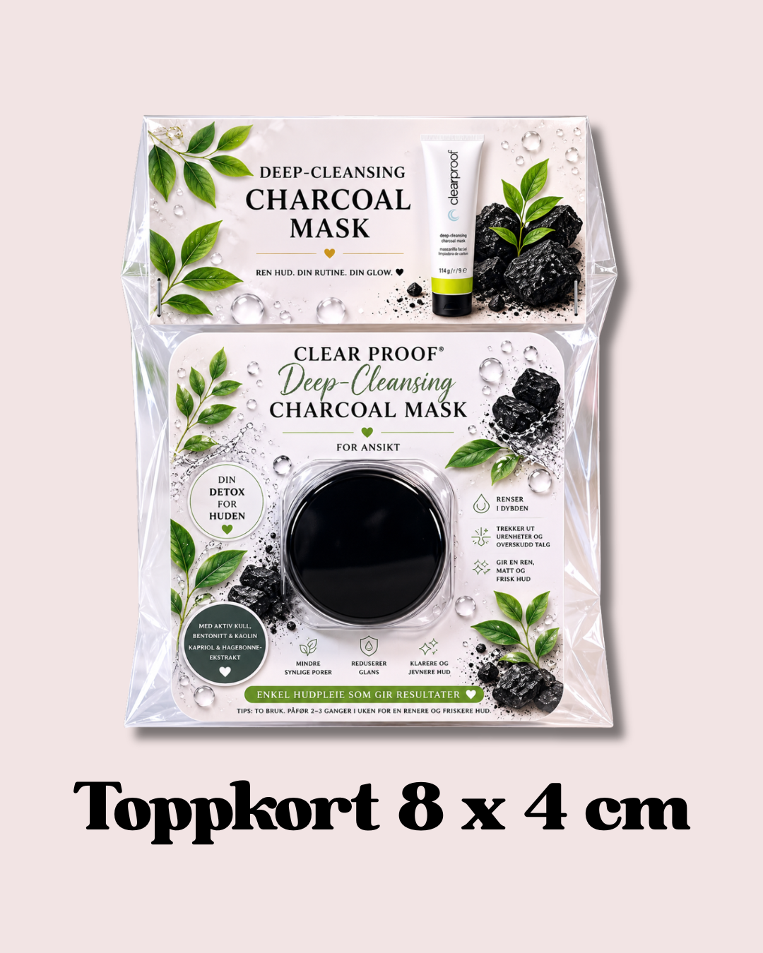 Toppkort charcoal deep cleansing mask 🖤