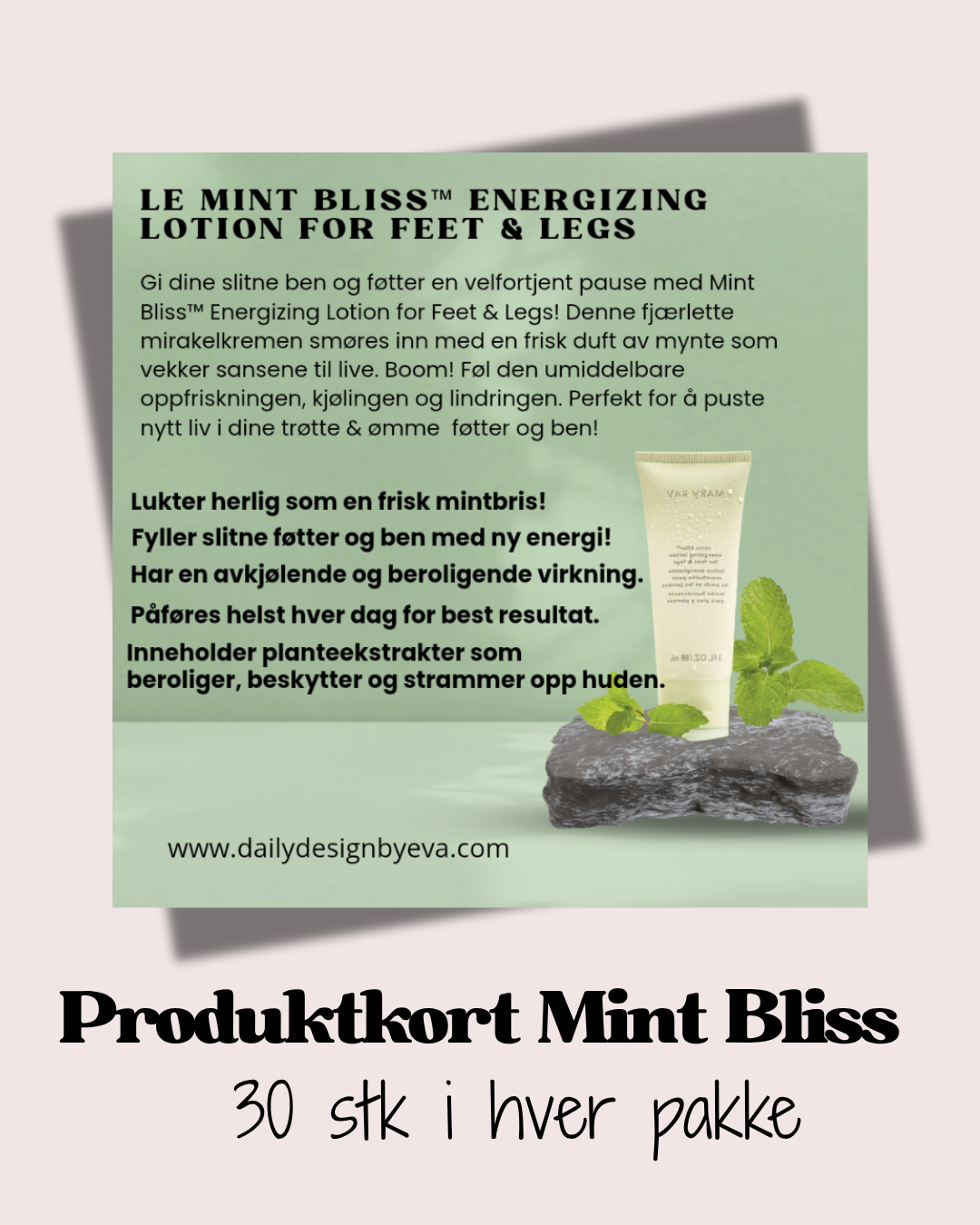 Produktkort Le Mint Bliss Energizing Lotion 🌱
