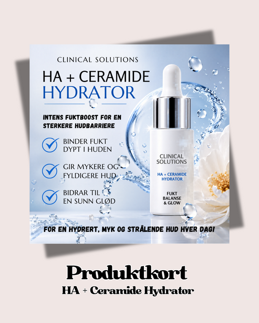 Produkttittel: Produktkort+HA + Ceramide Hydrator 💦