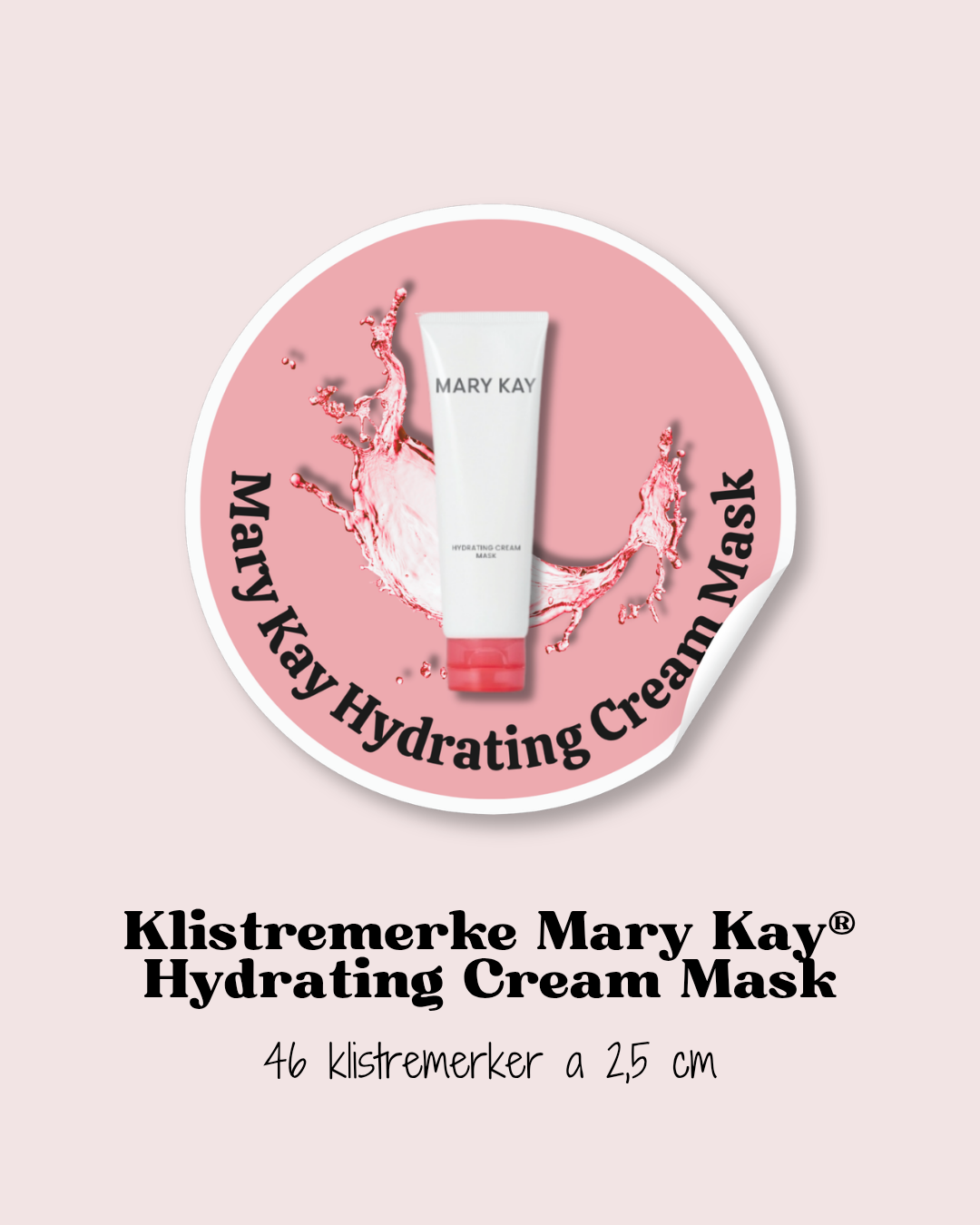30 stk Klistremerke Mary Kay Hydrating Cream Mask 🩷