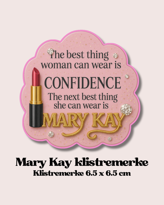 Mary Kay klistremerke 6,5 x 6,5 cm 💎