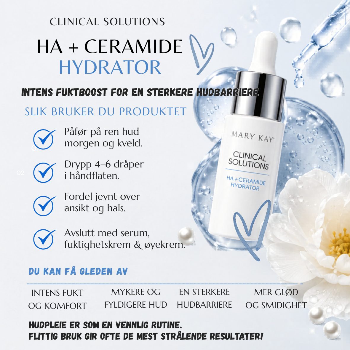 Produkttittel: Produktkort+HA + Ceramide Hydrator 💦