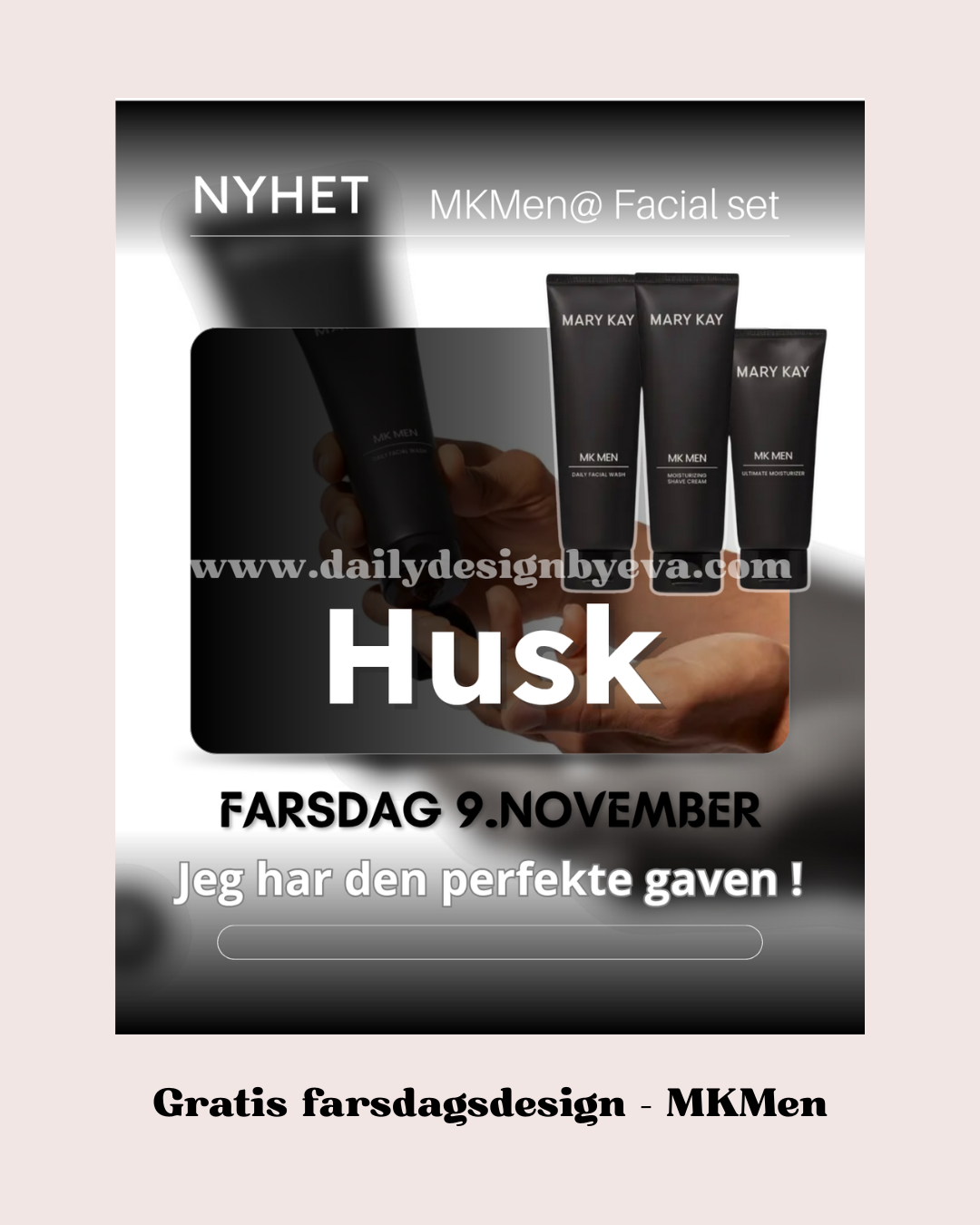 💻SoMe innlegg, klart til bruk. Gratis farsdagsdesign – MKMen