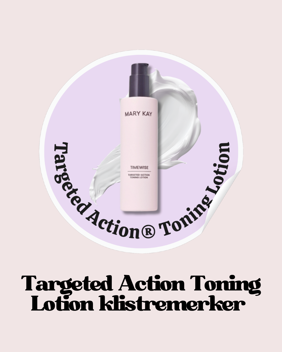 ✨ Klistremerke Target Lotion 2,5 cm