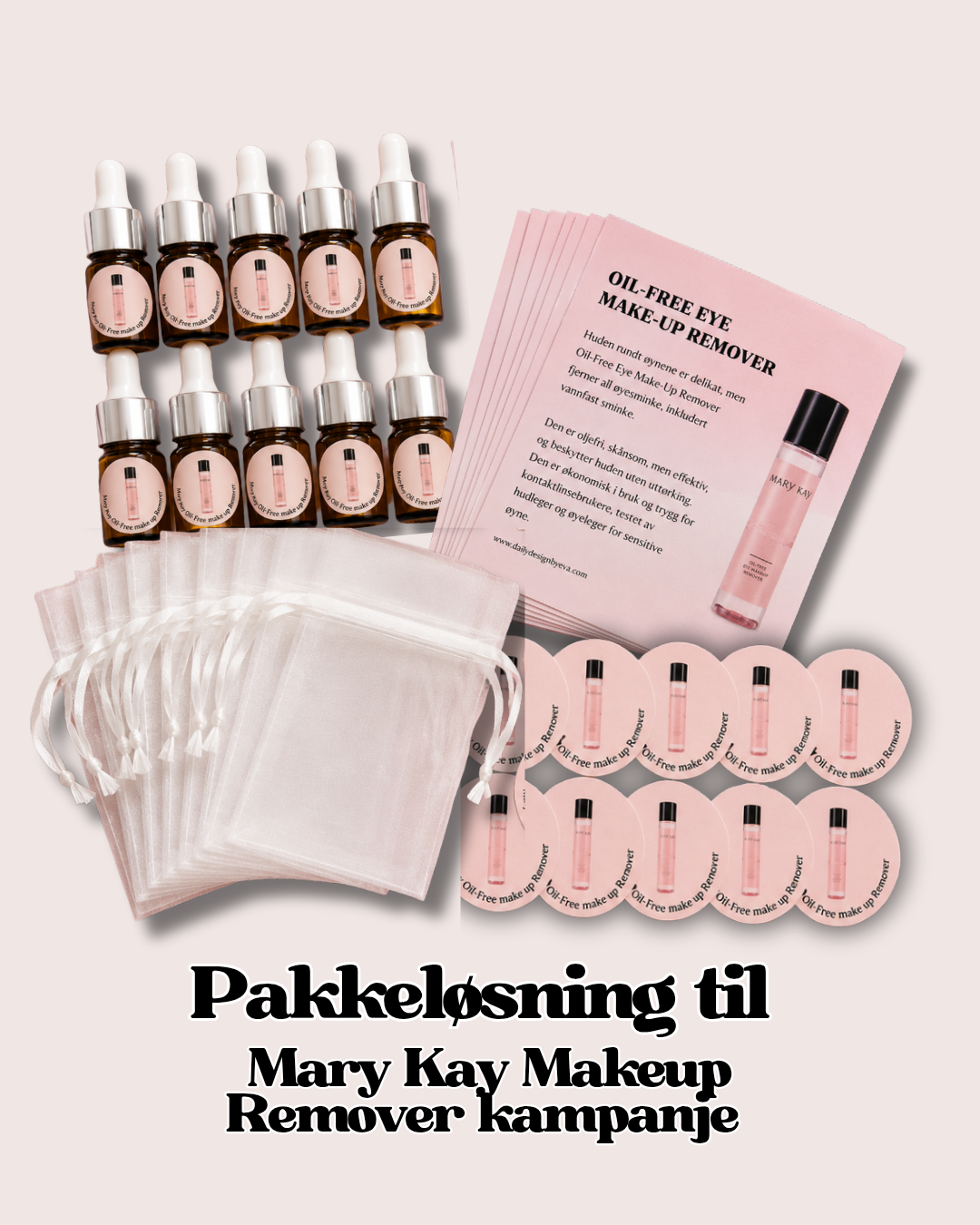🌸 Pakkeløsning for produktprøver – Oil-Free Eye Make-Up Remover