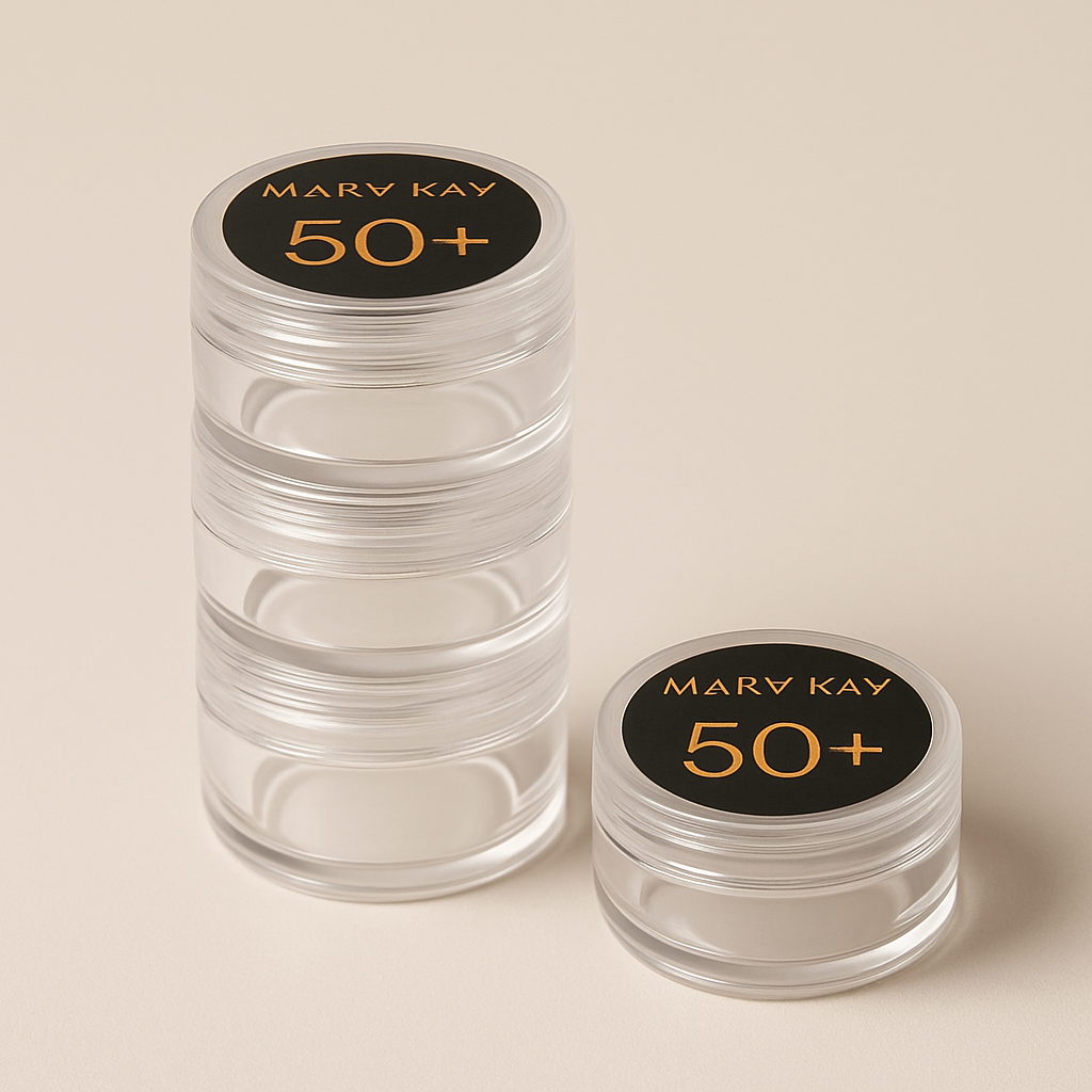 TILBUD! 5 ml blanke krukker – 100 stk