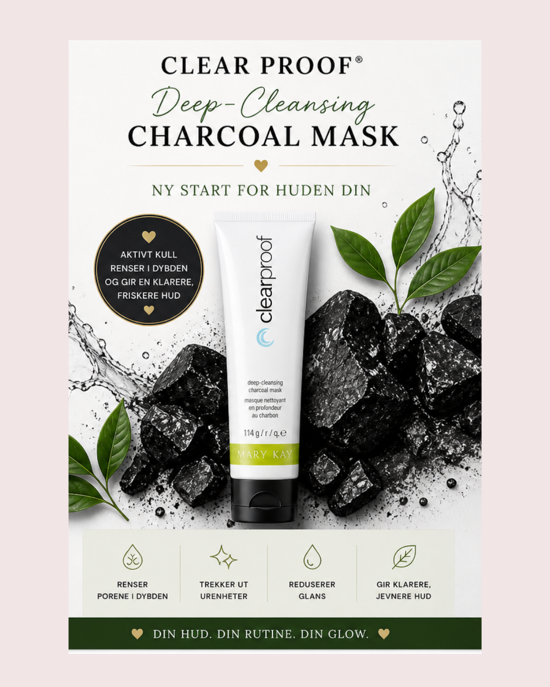 Clear Proof Deep Cleansing Mask – Brosjyre  🖤