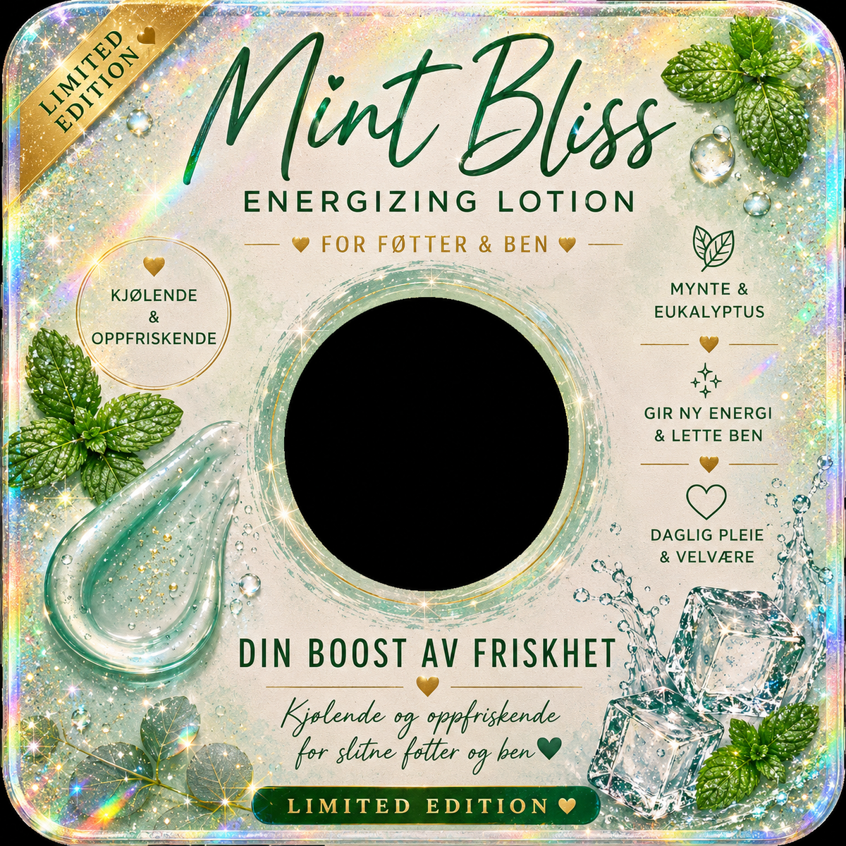 6 stk Premium displaykort Mint Bliss 🌿Limited edition 💚