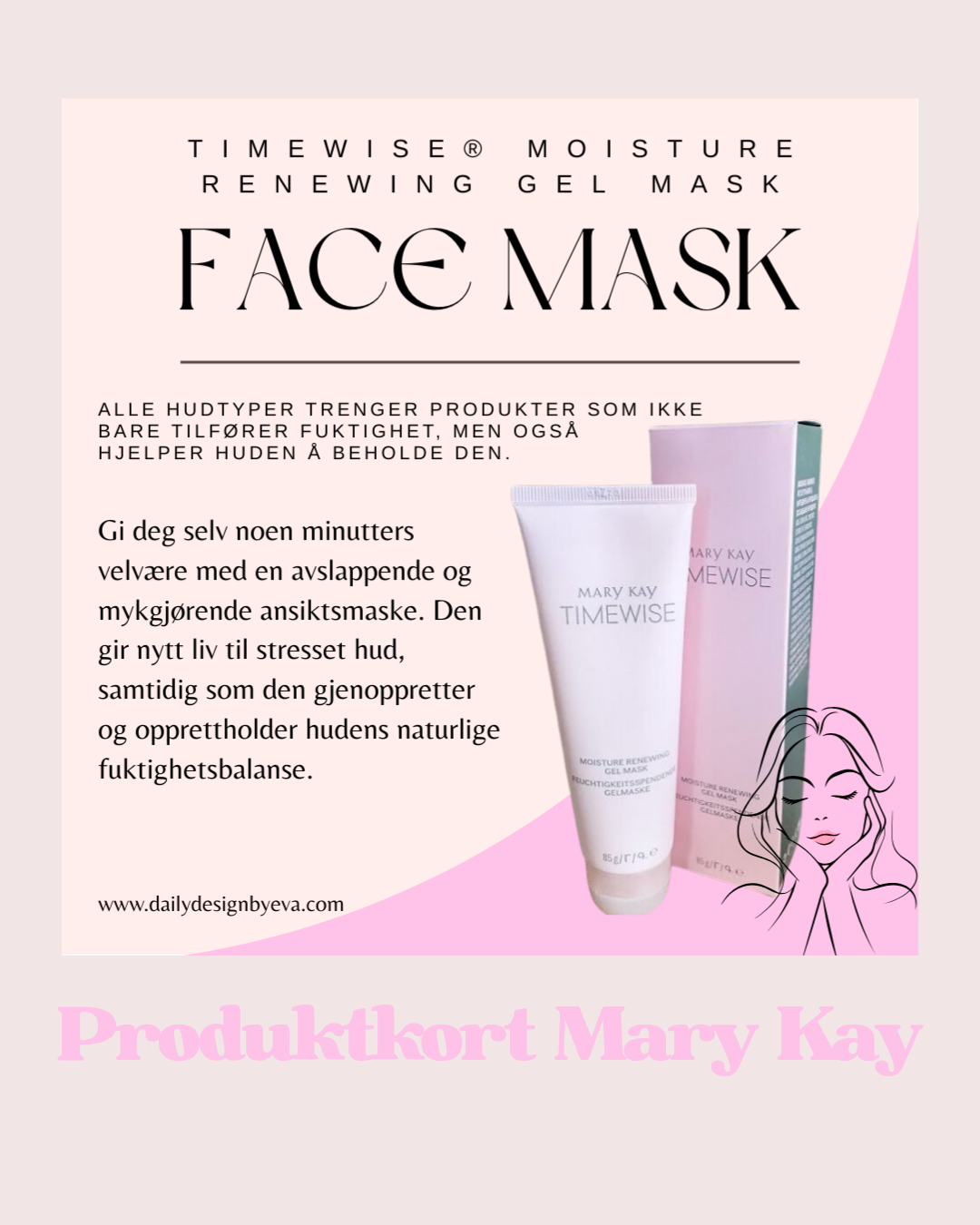 Produktkort TimeWise moisture Face Mask 💞